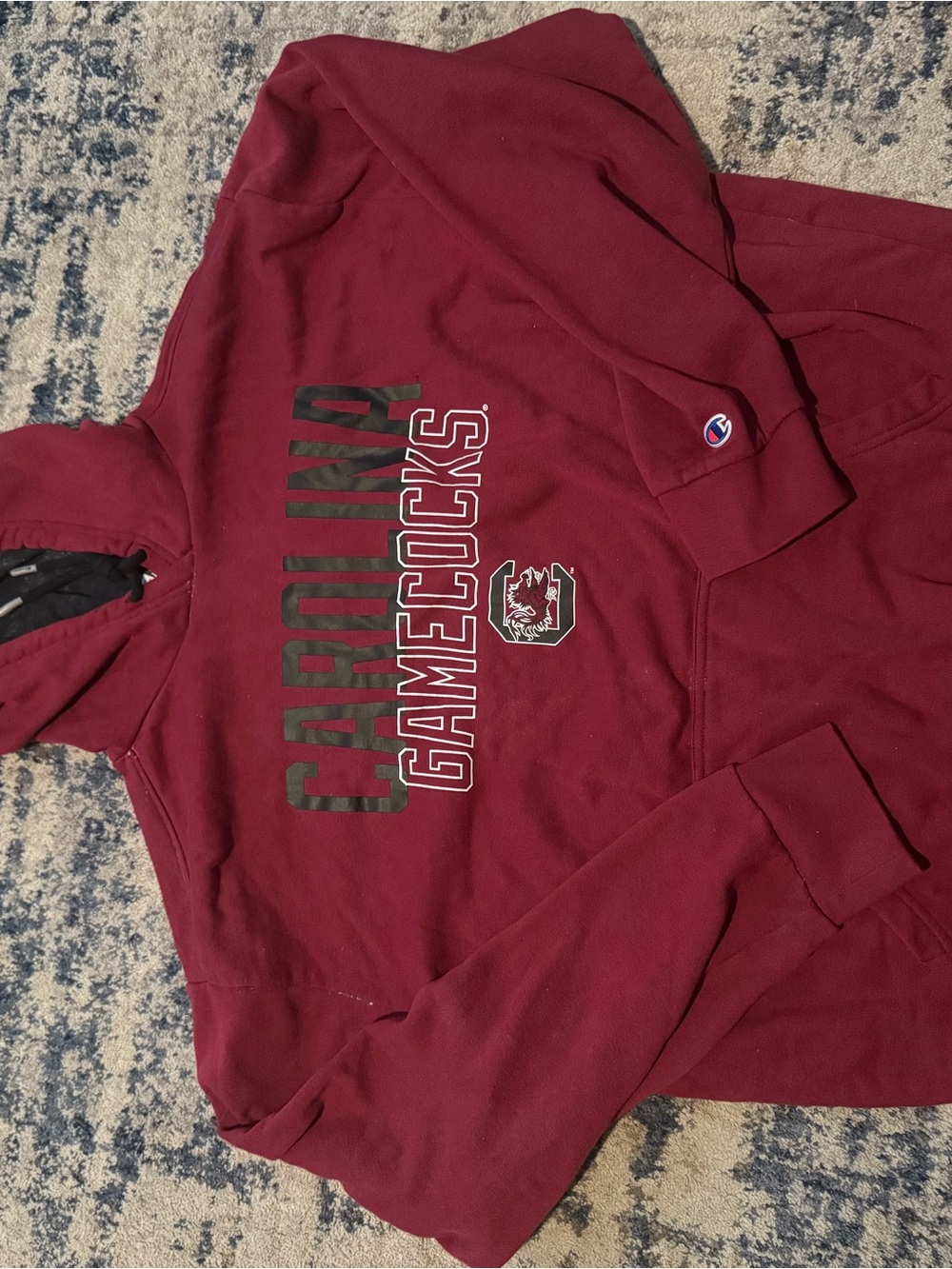Champion Maroon Men’s South Carolina Gamecocks Zip-Up Hoodie